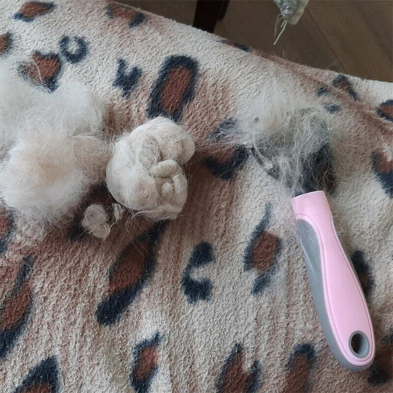 Clump of loose fur removed with the rake